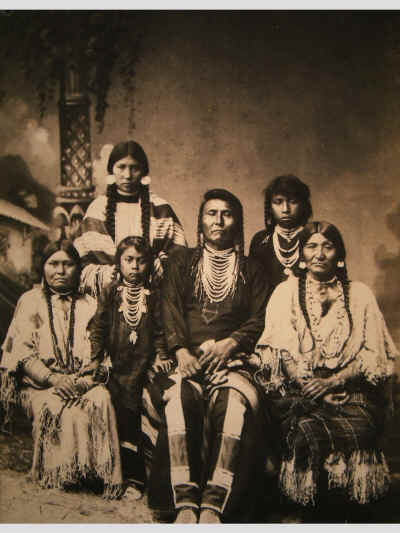 Joseph and family circa 1880