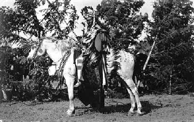 Joseph on horseback